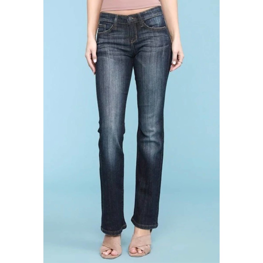 Judy Blue Dark Wash Mid-Rise Boot Cut Jeans